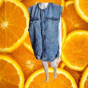 Daniel Smart Concealed Carry‎ Denim Vest Motorcycle Biker Vest 2XL